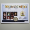 2014 The End of The House of Stuarts Silver 5 Pounds Coin Cover - Westminster First Day Covers