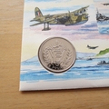 1995 50th Anniversary VE Day 5 Pounds Coin Cover - First Day Covers by Mercury