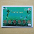 2020 The Ultimate Peter Pan 50p Pence x6 Coin Cover - First Day Cover by Westminster