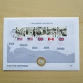 2019 D Day Landings 75th Anniversary Silver Proof 2 Pounds Coin Cover - First Day Cover by Westminster