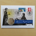 2020 Florence Nightingale 200th Anniversary Silver Proof 5 Pounds Coin Cover - First Day Cover