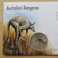 1993 Australia's Kangaroo 1oz Silver Dollar Coin Cover - First Day Cover Australia