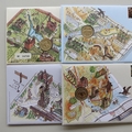 2004 - 2007 Patron Saints Day 1 Pound Coin Covers - First Day Cover Set by Royal Mail
