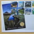 2006 England A British Journey 1 Pound Coin Cover - First Day Cover by Mercury