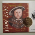 1997 Great Tudor King Henry VIII 2 Pounds Coin Cover - First Day Covers Westminster Collection