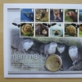 2010 Mammals Action for Species 1 Crown Coin Cover - First Day Cover by Mercury