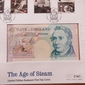 1994 The Age of Steam Charles Dickens 5 Pounds Banknote Cover - Mercury First Day Cover