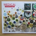 2010 Medical Breakthroughs 1 Crown Coin Cover - First Day Cover by Mercury