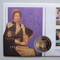 1996 HM QEII 70th Birthday 50p Pence Coin Cover - Falkland Islands First Day Covers