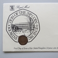 1982 Introduction of the UK 20p Coin 20p Pence Coin Cover - First Day Cover Royal Mint