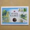 2019 Peter Rabbit 50p Pence Coin Cover - First Day Cover by Westminster