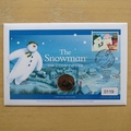 2020 The Snowman 50p Pence Coin Cover - First Day Cover by Westminster