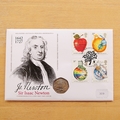 2017 Sir Isaac Newton 50p Pence Coin Cover - First Day Cover by Westminster