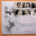 2006 HM The Queen 80th Birthday 5 Pounds Coin Cover - Royal Mail First Day Cover