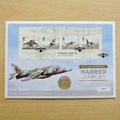 2019 Harrier Jump Jet 50th Anniversary 2 Pounds Coin Cover - First Day Cover Westminster