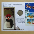 2012 Merry Christmas 1 Shilling Coin Cover - Benham First Day Cover