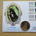2013 Ponds Freshwater Life Falkland Islands 1 Crown Coin Cover - Benham First Day Cover