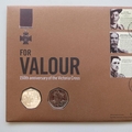 2006 For Valour 150th Anniversary of Victoria Cross 2x 50p Pence Coin Cover - UK First Day Cover