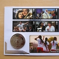 2014 Great British Film Isle of Man 1 Crown Coin Cover - Benham First Day Cover