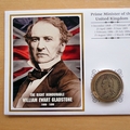 2014 William Gladstone 1892 Half Crown Coin Cover - Benham First Day Cover