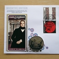 2015 Inventive Britain Charles Babbage Isle of Man 1 Crown Coin Cover - Benham First Day Cover