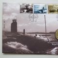 2001 Royal Navy Submarines 100th Anniversary Medal Cover - Royal Mail First Day Cover