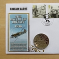 2010 Battle of Britain 70th Anniversary 1 Crown Coin Cover - Benham First Day Cover