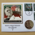 2010 Medical Breakthroughs in the 20th Century 1 Crown Coin Cover - Benham First Day Cover