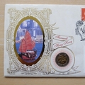 1997 Farewell Hong Kong 10 Dollars Coin Cover - Benham First Day Cover