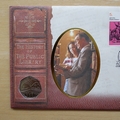 2000 Public Libraries 150th Anniversary 50p Pence Coin Cover - Benham First Day Cover