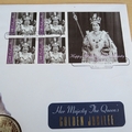 2001 Golden Jubilee 100 Days To Go Crown Coin Cover - Gibraltar First Day Cover by Mercury