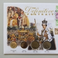 1998 The Definitive Portrait 10p Pence & Shilling Multi Coin Cover - First Day Cover Mercury