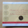 2003 Scotland One Pound Coin Anniversary 1 Pound Coin Cover - First Day Cover by Mercury