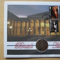 2003 British Museum Gibraltar 1 Crown Coin Cover - First Day Cover Mercury