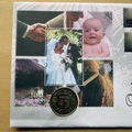 2001 Special Occasions 1 Dollar Coin Cover - First Day Cover by Mercury