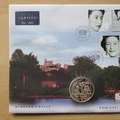 2002 The Queen's Golden Jubilee Silver 5 Pounds Coin Cover - First Day Cover by Mercury