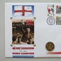 1996 England Football World Cup Winners 30th Anniversary 2 Pounds Coin Cover - First Day Cover