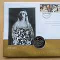 2002 The Queen Mother Memorial 1 Crown Coin Cover - Isle of Man First Day Cover by Mercury