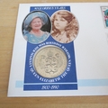 1990 The Queen Mother 90th Birthday 5 Pounds Coin Cover - First Day Covers by Mercury