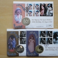 2000 100th Birthday The Queen Mother Gibraltar 1 Crown Coin Covers Set - First Day Covers by Mercury