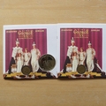 1997 Diamond Jubilee of King George VI Coronation Coin Covers Set - UK First Day Covers