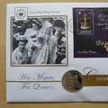 2003 The Queen's Coronation Jubilee 50p Pence Coin Cover - Guernsey First Day Cover by Mercury