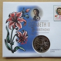 1996 Queen Elizabeth II 70th Birthday Guernsey & Alderney Coin Cover - First Day Cover by Mercury