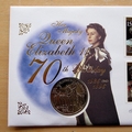 1996 Queen Elizabeth II 70th Birthday 50p Pence Coin Cover - St.Helena First Day Cover by Mercury