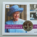 2002 The Queens Golden Jubilee 50p Pence Coin Cover - British Indian Ocean Territory First Day Cover