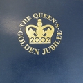 2002 Golden Jubilee Coin Cover Album - Westminster Collection First Day Coin Covers Display Folder
