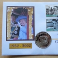 2002 The Queen's Golden Jubilee 50p Pence Coin Cover - South Georgia First Day Cover by Mercury