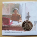 2001 The Queen's Golden Jubilee 100 Days To Go 50p Pence Coin Cover - Isle of Man First Day Cover by Mercury