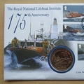 1999 RNLI 175th Anniversary 5 Pounds Coin Cover - Isle of Man First Day Cover by Mercury