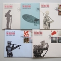 2014-2018 The Great War Centenary 2 Pounds Coin Cover Set - Royal Mail First Day Covers Collection